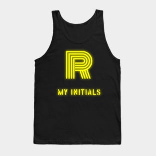 Letter R Letter Art Tank Top